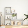 Bücherregal mit 3 Ebenen aus weißem Holz, 123x29x123 cm. von , Bücherregale und Regale - Ref: Foro24-857985, Preis: 60,56 €, ...