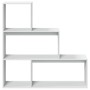 Librería divisora 3 niveles madera blanca 123x29x123 cm de , Librerías y estanterías - Ref: Foro24-857985, Precio: 60,56 €, D...