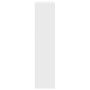 Three-level white wooden divider bookcase 123x29x123 cm by , Bookcases and shelves - Ref: Foro24-857985, Price: 58,77 €, Disc...