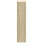 Oak Sonoma wood 3-level divider bookcase 123x29x123 cm by , Bookcases and shelves - Ref: Foro24-857987, Price: 69,03 €, Disco...