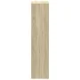 Oak Sonoma wood 3-level divider bookcase 123x29x123 cm by , Bookcases and shelves - Ref: Foro24-857987, Price: 67,98 €, Disco...