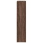Buchregal Raumteiler 3 Ebenen aus braunem Eichenholz 123x29x123 cm von , Bücherregale und Regale - Ref: Foro24-857991, Preis:...