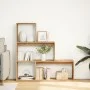 Divider bookcase 4 levels oak wood artisan 123x29x123 cm by , Bookcases and shelves - Ref: Foro24-857993, Price: 71,72 €, Dis...