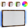 LED oak Sonoma engineered wood bathroom mirror 60x8.5x38 cm by , bathroom vanities - Ref: Foro24-834927, Price: 42,63 €, Disc...