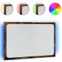 LED oak Sonoma engineered wood bathroom mirror 60x8.5x38 cm by , bathroom vanities - Ref: Foro24-834927, Price: 42,06 €, Disc...
