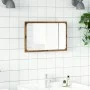 Badezimmerspiegel mit LED-Beleuchtung Eiche Handwerker 60x8,5x38 cm von , Badezimmerwaschtische - Ref: Foro24-856266, Preis: ...