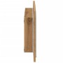 Bathroom mirror with LED light oak artisan 60x8.5x38 cm by , bathroom vanities - Ref: Foro24-856266, Price: 44,14 €, Discount: %