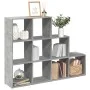 Bücherregal mit 3 Ebenen aus grauem Holz, 137,5x29x103,5 cm. von , Bücherregale und Regale - Ref: Foro24-857979, Preis: 87,30...