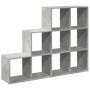 Bücherregal mit 3 Ebenen aus grauem Holz, 137,5x29x103,5 cm. von , Bücherregale und Regale - Ref: Foro24-857979, Preis: 87,30...