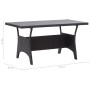 Garten-Essgruppe 3-teilig mit schwarzen Polstern aus synthetischem Rattan von , Gartensets - Ref: Foro24-3095249, Preis: 766,...