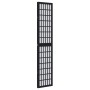 Three-panel solid Paulownia wood room divider screen in black. by , Room dividers - Ref: Foro24-358767, Price: 111,80 €, Disc...