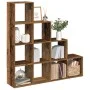 Antiker Holzregal mit 4 Ebenen, 131,5x29x131,5 cm. von , Bücherregale und Regale - Ref: Foro24-857974, Preis: 105,52 €, Rabat...