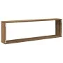 Würfel-Wandregale 4 Stück Eichenholz Handwerker 100x15x30 cm von , Regale und Regale - Ref: Foro24-856585, Preis: 69,31 €, Ra...