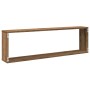 Würfel-Wandregale 4 Stück Eichenholz Handwerker 100x15x30 cm von , Regale und Regale - Ref: Foro24-856585, Preis: 70,65 €, Ra...