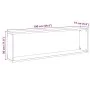 Würfel-Wandregale 4 Stück Eichenholz Handwerker 100x15x30 cm von , Regale und Regale - Ref: Foro24-856585, Preis: 69,31 €, Ra...