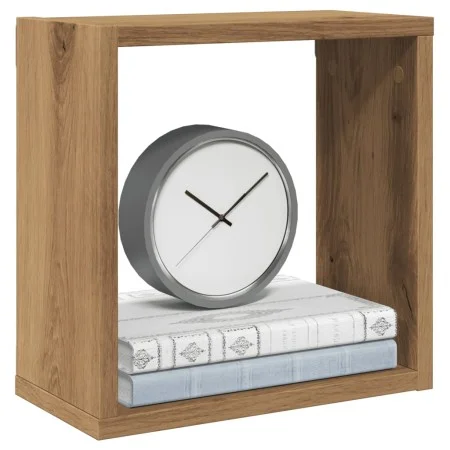 Estantes cubo de pared 2 uds madera roble artisan 30x15x30 cm de , Estantes y estanterías - Ref: Foro24-856579, Precio: 29,91...