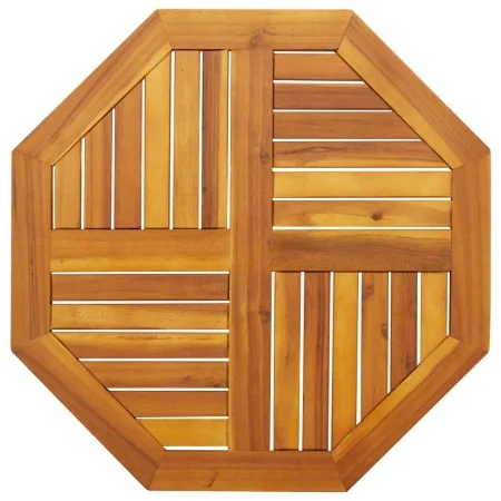 Solid acacia wood octagonal table top 70x70x2 cm by , Table tops - Ref: Foro24-4004261, Price: 49,36 €, Discount: %