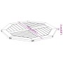Solid acacia wood octagonal table top 70x70x2 cm by , Table tops - Ref: Foro24-4004261, Price: 42,93 €, Discount: %