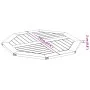 Solid acacia wood octagonal table top 70x70x2 cm by , Table tops - Ref: Foro24-4004261, Price: 49,36 €, Discount: %