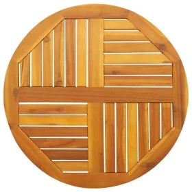 Solid acacia wood round table top Ø70x2 cm by , Table tops - Ref: Foro24-4004249, Price: 54,10 €, Discount: %