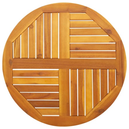 Solid acacia wood round table top Ø70x2 cm by , Table tops - Ref: Foro24-4004249, Price: 55,33 €, Discount: %