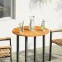 Tablero de mesa redondo madera maciza de acacia Ø70x2 cm de , Tableros para mesas - Ref: Foro24-4004249, Precio: 54,10 €, Des...