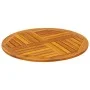 Solid acacia wood round table top Ø70x2 cm by , Table tops - Ref: Foro24-4004249, Price: 54,10 €, Discount: %