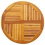 Solid acacia wood round table top Ø70x2 cm by , Table tops - Ref: Foro24-4004249, Price: 54,10 €, Discount: %