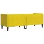Sofá Chesterfield 3 plazas con cojines terciopelo amarillo by , Sofas - Ref: Foro24-372699, Price: 325,67 €, Discount: %