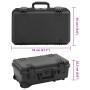 Maletín portátil de vuelo PP negro 55x35x22,5 cm by , Camera bags and cases - Ref: Foro24-4007250, Price: 109,66 €, Discount: %