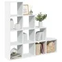 Librería divisora 4 niveles madera blanca 131,5x29x131,5 cm by , Bookcases and shelves - Ref: Foro24-857967, Price: 89,33 €, ...