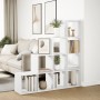 Librería divisora 4 niveles madera blanca 131,5x29x131,5 cm by , Bookcases and shelves - Ref: Foro24-857967, Price: 90,79 €, ...