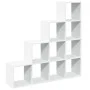 Librería divisora 4 niveles madera blanca 131,5x29x131,5 cm by , Bookcases and shelves - Ref: Foro24-857967, Price: 89,33 €, ...