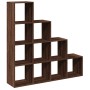 Librería divisora 4 niveles marrón roble 131,5x29x131,5 cm von , Bücherregale und Regale - Ref: Foro24-857973, Preis: 99,83 €...