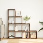 Librería divisora 4 niveles marrón roble 131,5x29x131,5 cm von , Bücherregale und Regale - Ref: Foro24-857973, Preis: 99,83 €...