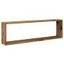 Würfel-Wandregale, 2 Stück, verwittertes Holz, 100x15x30 cm. von , Regale und Regale - Ref: Foro24-856582, Preis: 36,94 €, Ra...