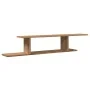 Estante de pared de TV madera roble artesanal 125x18x23 cm de , Estantes y estanterías - Ref: Foro24-856575, Precio: 36,89 €,...