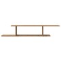 Handgefertigtes TV-Wandregal aus Eichenholz 125x18x23 cm von , Regale und Regale - Ref: Foro24-856575, Preis: 37,72 €, Rabatt: %