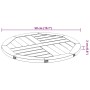 Massiver runder Akazienholztisch Ø50x2 cm von , Tischplatten - Ref: Foro24-4004247, Preis: 35,56 €, Rabatt: %