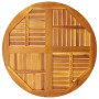 Solid acacia wood round table top Ø90x2.2 cm by , Table tops - Ref: Foro24-4004251, Price: 91,37 €, Discount: %