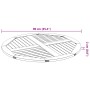 Massiver runder Esstisch aus Akazienholz Ø90x2,2 cm von , Tischplatten - Ref: Foro24-4004251, Preis: 91,37 €, Rabatt: %