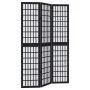 Biombo separador de 3 paneles madera maciza Paulownia negro von , Raumteiler - Ref: Foro24-358766, Preis: 89,12 €, Rabatt: %