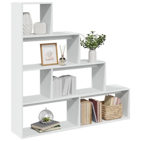 Librería divisora 4 niveles madera blanca 143,5x29x143,5 cm von , Bücherregale und Regale - Ref: Foro24-857994, Preis: 82,92 ...