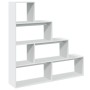 Librería divisora 4 niveles madera blanca 143,5x29x143,5 cm von , Bücherregale und Regale - Ref: Foro24-857994, Preis: 82,92 ...