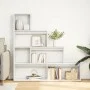 Librería divisora 4 niveles madera blanca 143,5x29x143,5 cm by , Bookcases and shelves - Ref: Foro24-857994, Price: 76,77 €, ...