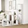 Librería divisora 4 niveles madera blanca 143,5x29x143,5 cm by , Bookcases and shelves - Ref: Foro24-857994, Price: 76,77 €, ...