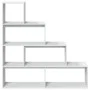 Librería divisora 4 niveles madera blanca 143,5x29x143,5 cm by , Bookcases and shelves - Ref: Foro24-857994, Price: 76,77 €, ...