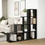 Librería divisora 4 niveles madera negra 131,5x29x131,5 cm von , Bücherregale und Regale - Ref: Foro24-857968, Preis: 96,86 €...