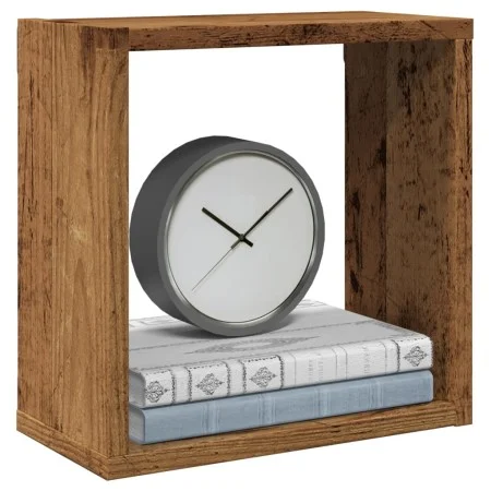 Estantes cubo de pared 6 uds madera envejecida 30x15x30 cm by , Shelves and shelves - Ref: Foro24-856578, Price: 52,89 €, Dis...