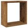 Estantes cubo de pared 6 uds madera envejecida 30x15x30 cm by , Shelves and shelves - Ref: Foro24-856578, Price: 52,89 €, Dis...